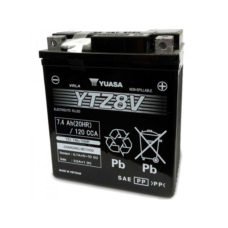 ▶️ Bateria Moto YTZ8V Honda 31500K35T01