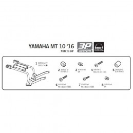 ▶️ Soporte Maleta Lateral Yamaha Mt-10 - Shad 3p System Y0mt16if