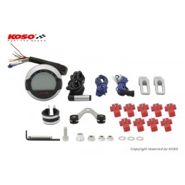 Velocimetro / Marcador Moto Circular Koso Lcd D64 DL-03SR