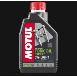 ▶️ Aceite Fork Oil Expert Light Semisintetico 5W 1L Motul Moto