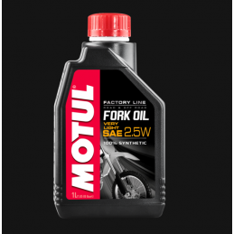 ▶️ Aceite Motul Fork Oil Factory Line Very Light 2.5W 1L Motul