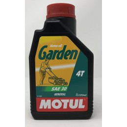 ▶️ Aceite Garden 4T Mineral Sae 30 1L Motul Moto 102787