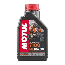 ▶️ Aceite 7100 4T 100% Sintetico 10W60 1L Motul Moto 104100