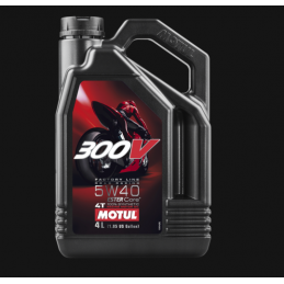 ▶️ Aceite 300V Fl Road Racing 5W40 4L Motul Moto 104115