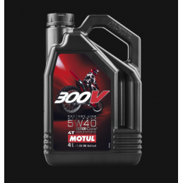 ▶️ Aceite 300V Off Road 4T 100% Sintetico 5W40 4L Motul Moto