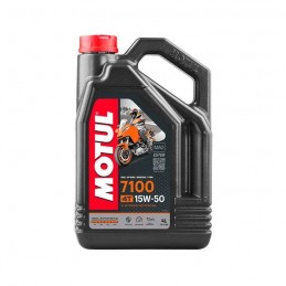 ▶️ Aceite 7100 4T 100% Sintetico 15W50 4L Motul Moto 104299