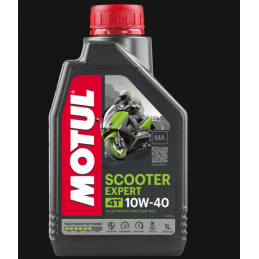 Aceite semisintético para motos tipo scooter 10W-40. Motul, 1L.