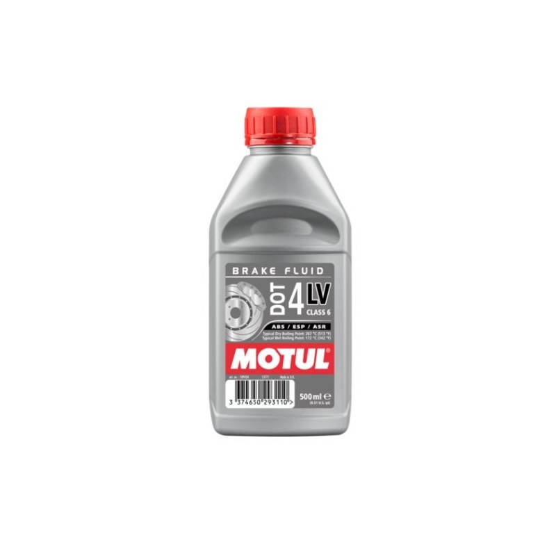 ▶️ Liquido Frenos Dot 4 Lv 100% Sintetico 500Ml Motu Moto