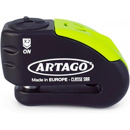 Antirrobo Disco Moto con Alarma - Candado Artago 30x Bulon 14