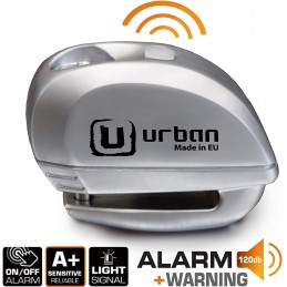 Antirrobo Disco Moto  con Alarma - Candado Urban UR22