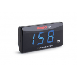 Reloj Temperatura Motor Moto  KOSO Super Slim Azul Ba024b10
