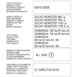 ▶️ Escape Ducati Monster 696/ 796/ 1100 /1100s - Leovince