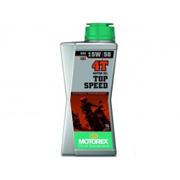 ▶️ Aceite Motor Top Speed MC 4T 15W50 1L. Motorex MT062H004T