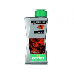 ▶️ Aceite Motor 4T Boxer 4T 15W50 1 L. Motorex MT015H004T