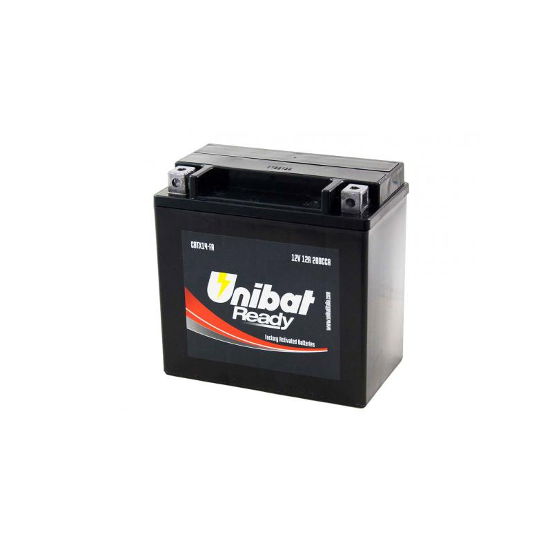 ▶️ Bateria Mototo YTX14-BS / GTX14-BS - Unibat CBTX14-FA